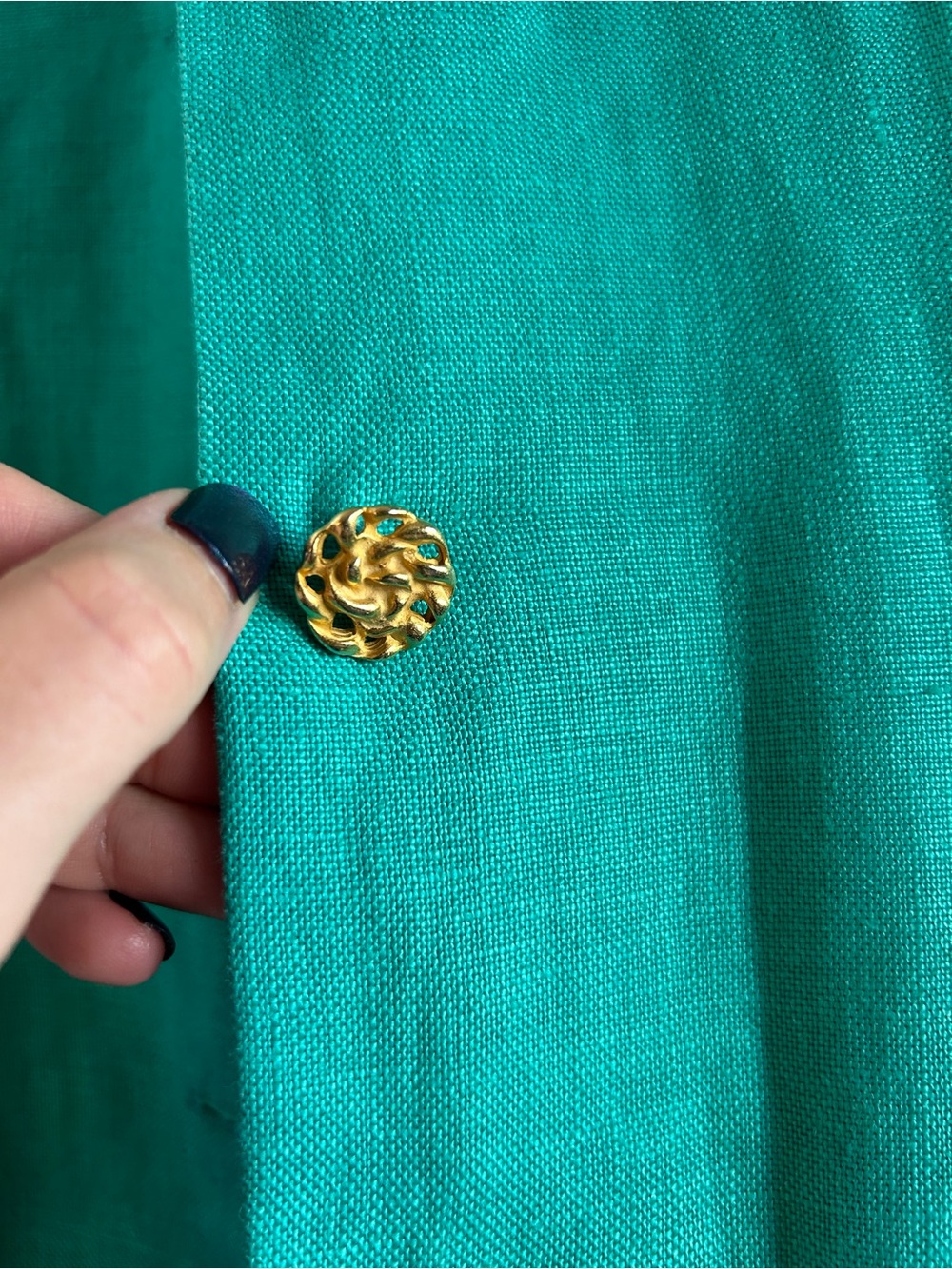 Vintage linen dress - Picture 3 of 8